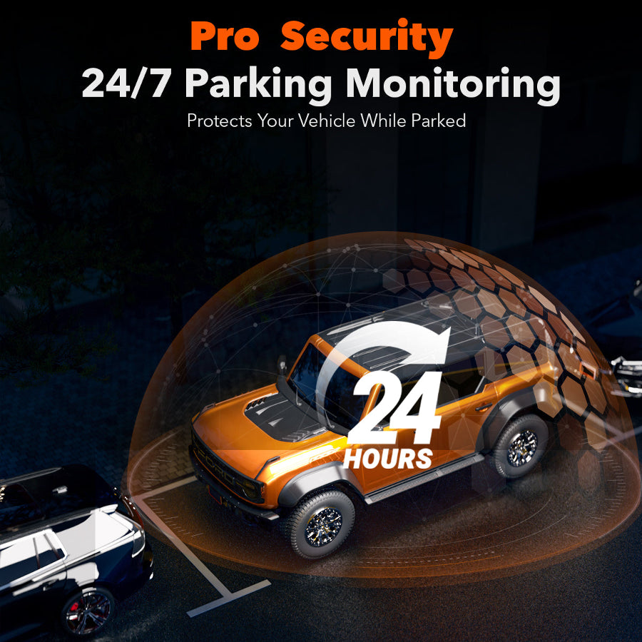 WOLFBOX G900Pro 12MP WiFi Touch Screen Rear View Mirror Dash Cam