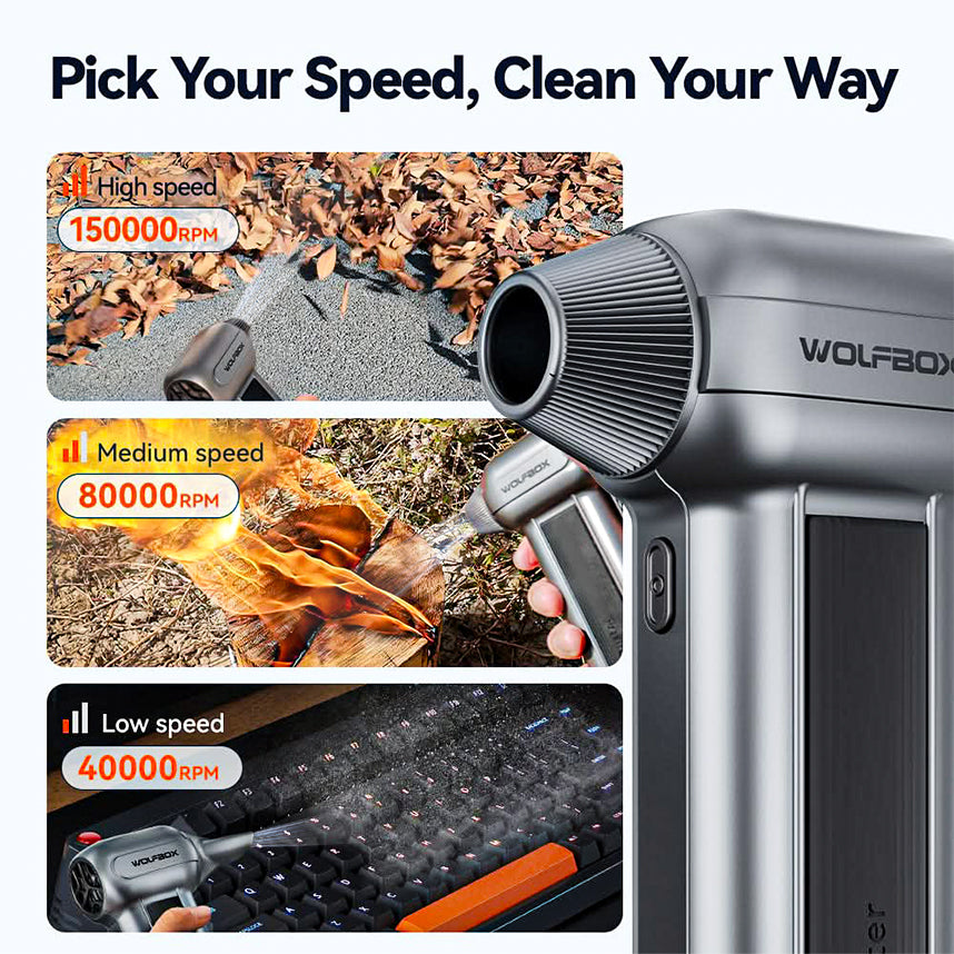 WOLFBOX Compressed Air Duster